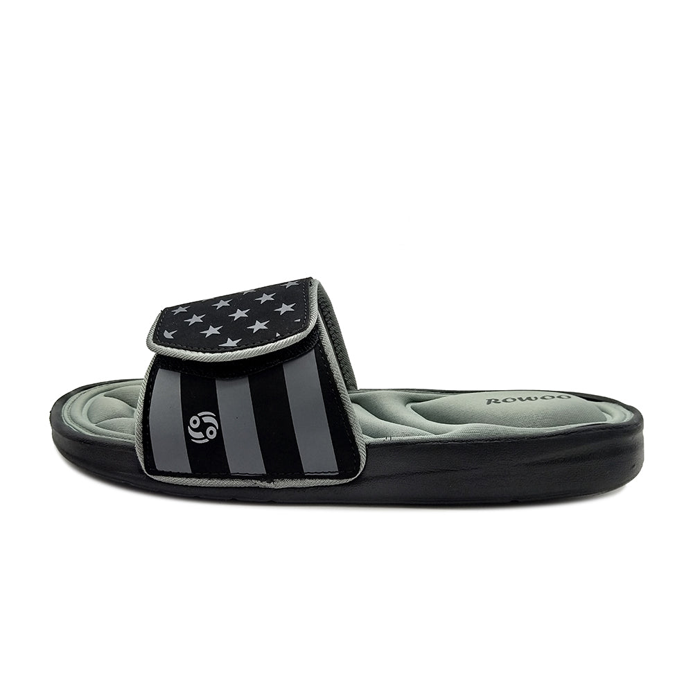 Men Slide Sandals Strip Star Memory Foam New Arrival