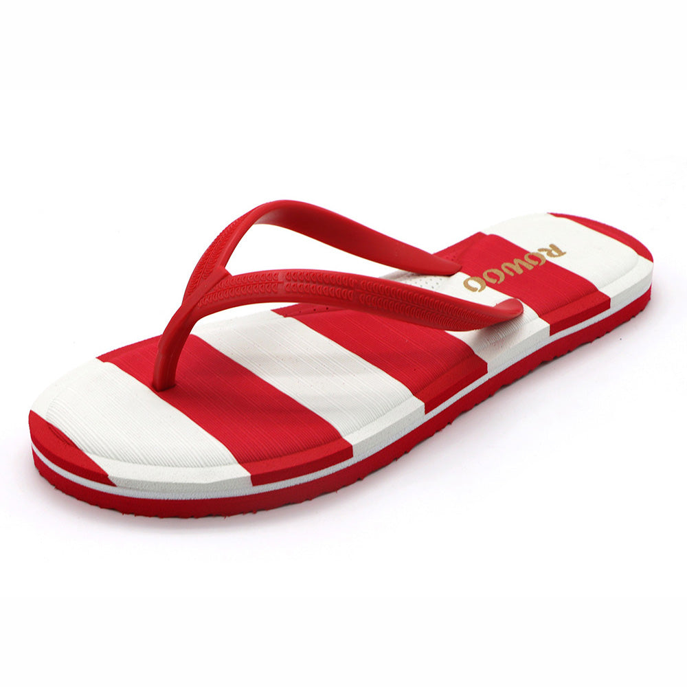 Women's Flip Flops Double Strip Soft Lightweight Ladies Beach Slippers